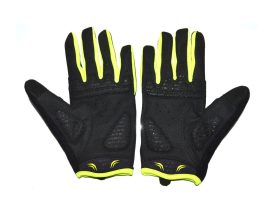 Gants longs VTT EXS Noir/Jaune – Taille M