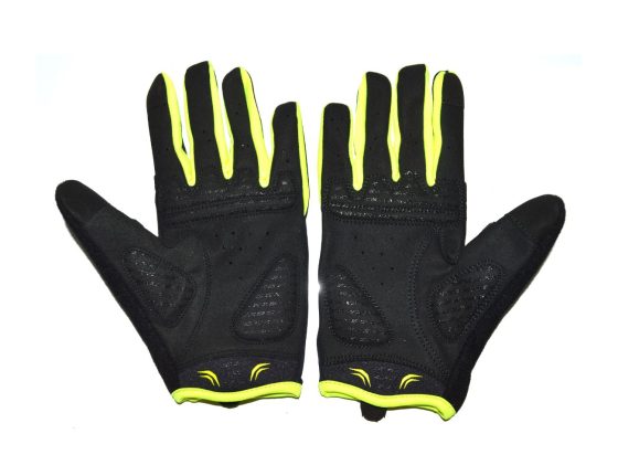 Gants longs VTT EXS Noir/Jaune – Taille M