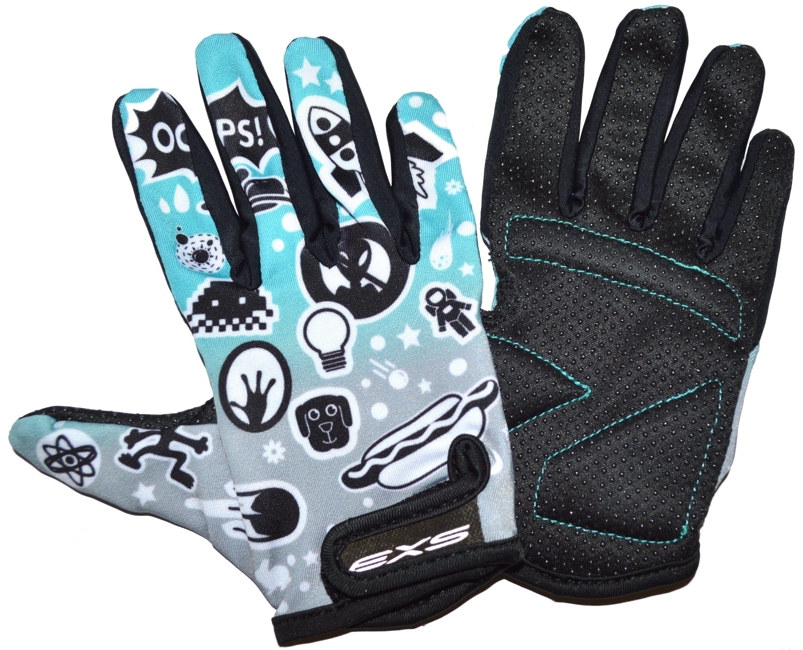 Gants Longs Junior Bleu