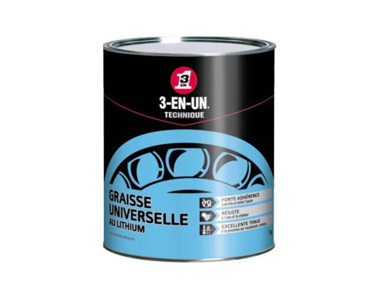 3EN1 Graisse universelle au lithium WD-40 - 1kg