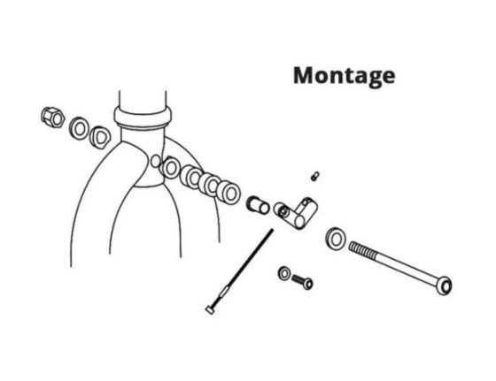 Adaptateur pour frein cantilever vélo enfant Trail Gator