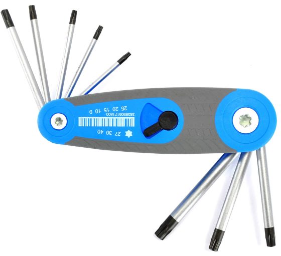 JEU 8 CLES A TETE TORX  9-40