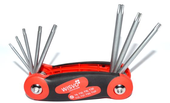 JEU 8 CLES A TETE TORX  8-40