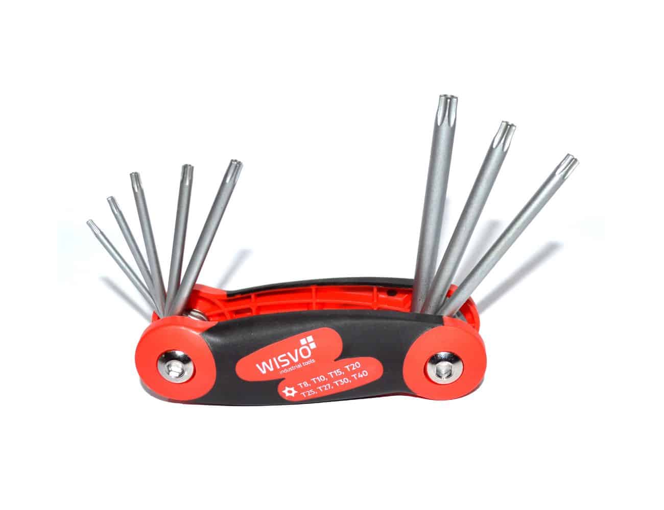 Jeu de 8 clés Torx Unior 8–40 mm