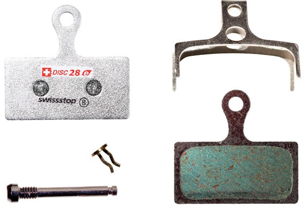 Plaquettes de frein organique Swissstop Disc28E Shim Xtr