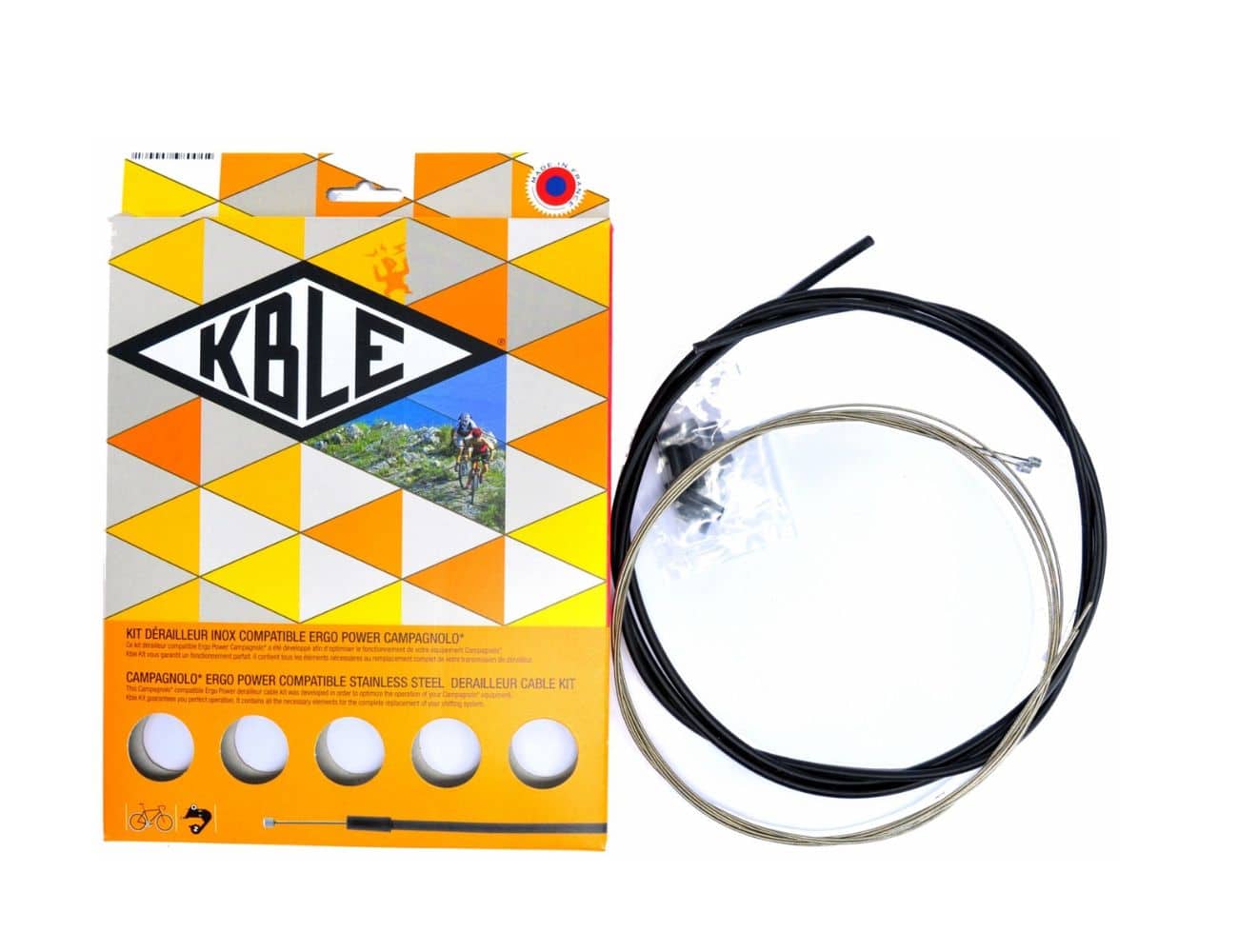 Kit dérailleur inox transfil KBLE compatible Shimano Sram