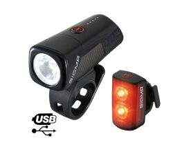 Set d'éclairage vélo Sigma Buster 400 + Buster RL 80
