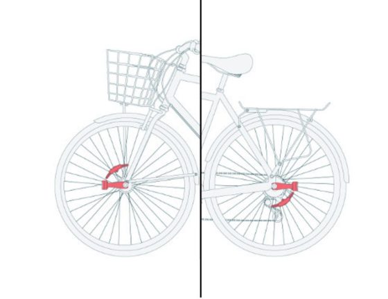 Feux de signalisation vélo sans piles Reelight SL120+