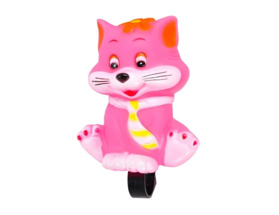 Klaxon vélo enfant Chat Rose