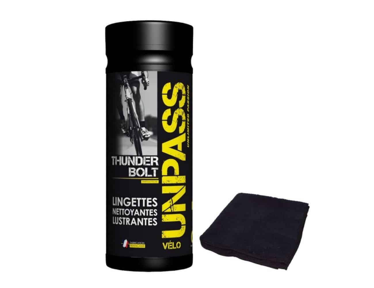 Lingettes nettoyantes pour vélo Unpass ThunderBolt – 32 pièces
