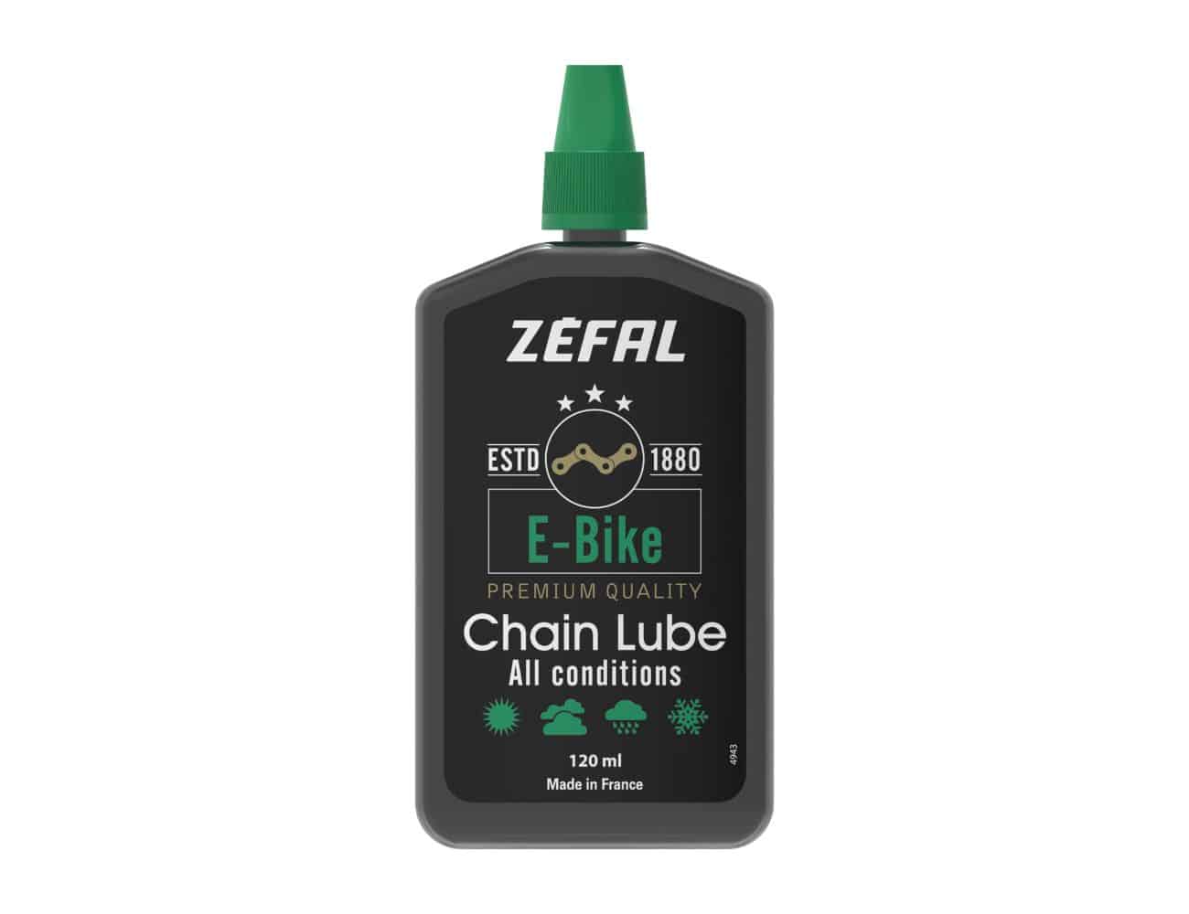 Lubrifiant chaîne spécial E-bike Zefal - toutes conditions -120ml