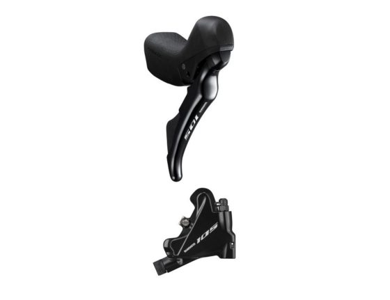 Jeu de manette/levier frein à disque hydraulique droit Shimano 105 ST-R7020 11 vitesses