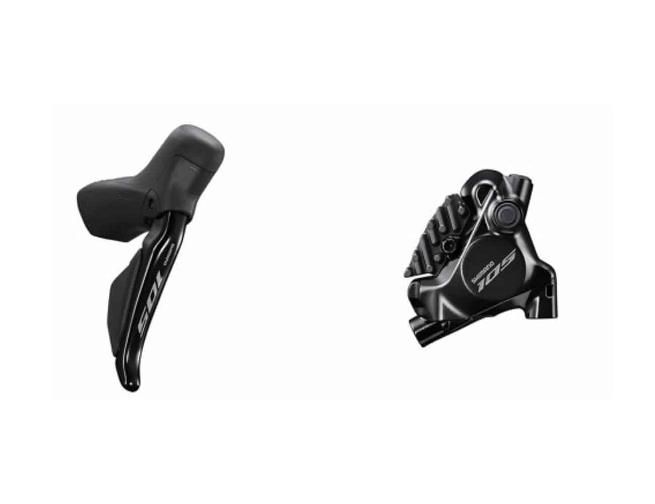 Kit frein manette/levier/étrier arrière gauche Shimano 105 ST-R7170 12 vitesses