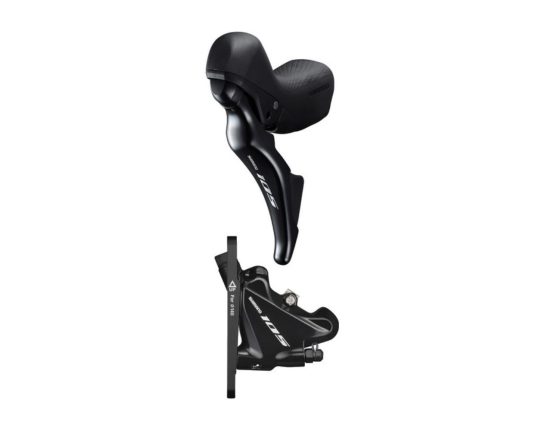 Kit manette/frein à disque gauche Shimano 105 ST-R7020 2x11 vitesses