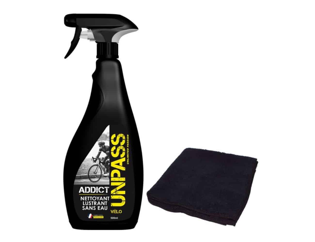 Nettoyant / Lustrant +Microfibre Unpass Addict - 500ml