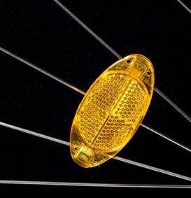 Paire de catadioptres de roue de vélo Spanninga