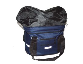 Panier vélo avant EXS 20 L avec support de guidon – Bleu marine