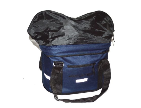 Panier vélo avant EXS 20 L avec support de guidon – Bleu marine