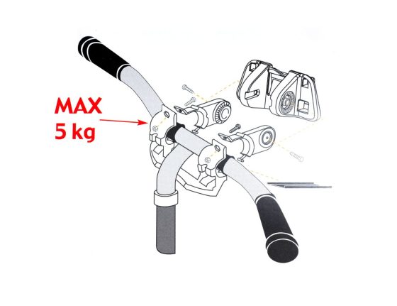 Panier avant Bellelli Plaza +Clip E-Bike