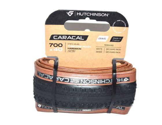 Pneu Gravel Hutchinson Caracal TS TLR 700x40C (40-622) Noir/Tan