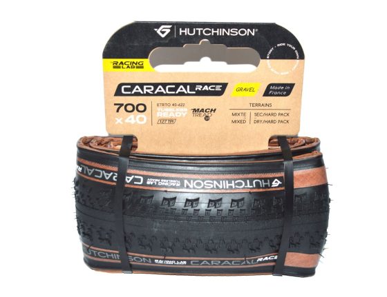 Pneu Gravel Hutchinson Caracal Race TS TLR 700x40C (40-622) Noir/Tan