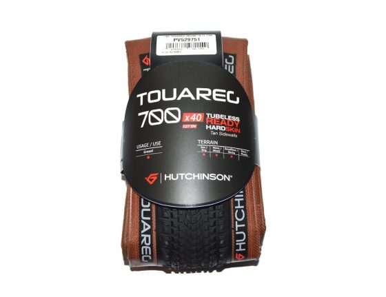 Pneu Gravel Hutchinson Touareg TS TLR 700x40C (40-622) Noir/Tan