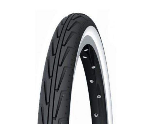 Pneu vélo enfant 16" Michelin Confort City J TR Flancs blancs 400A - (37-340)
