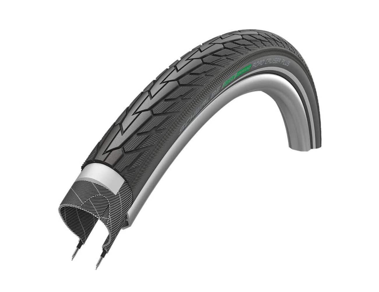 Pneu VTC Schwalbe Road Cruiser+ GreenCompound I E25 I Tr 28X1.75 (47-622)