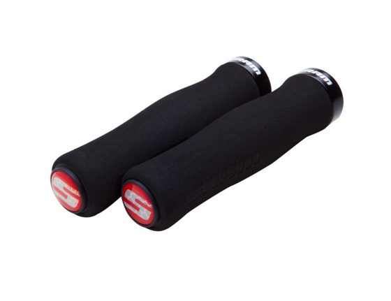 Poignées VTT SRAM Locking Grip Contour Foam 129 mm noires