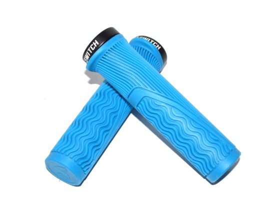Poignées vélo ville Switch Drift bleues