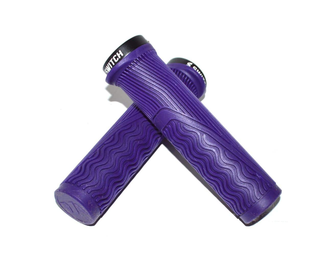 Poignées vélo ville Switch Drift violettes
