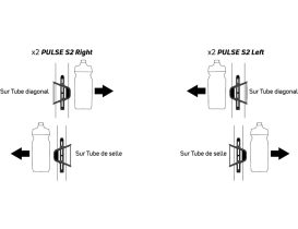 Porte-bidon Zefal Pulse S2 Carbon - Droit