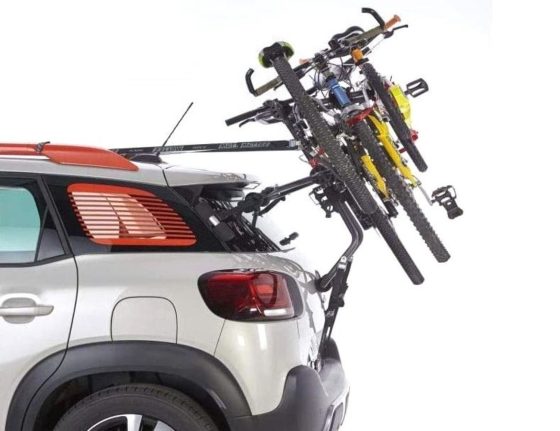 Porte-vélos 3 vélos fixation barre de toit Mottez SHIVA