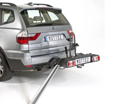 Porte-vélos 2 vélos électriques sur plateforme Mottez Zeus-V2