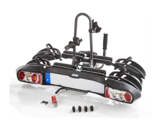 Porte-vélos 2 vélos électriques sur plateforme Mottez Zeus-V2