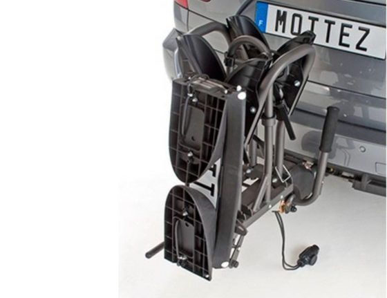 Porte-vélos 2 vélos électriques sur plateforme Mottez Zeus-V2