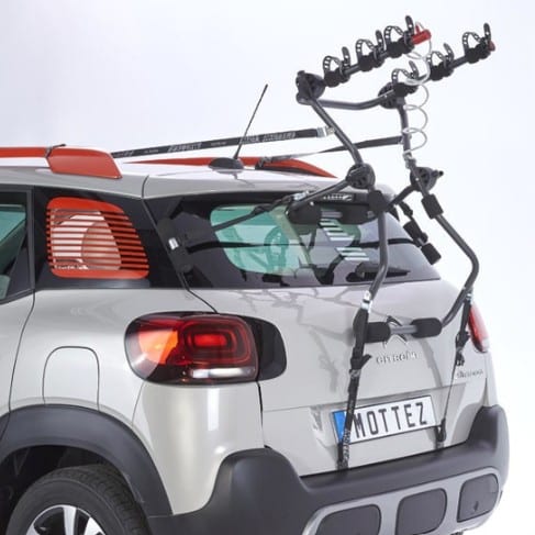 Porte-vélos 3 vélos fixation barre de toit Mottez SHIVA