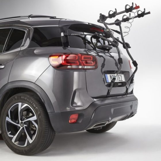 Porte-vélos 2 vélos fixation hayon Mottez SHIVA 2 élec