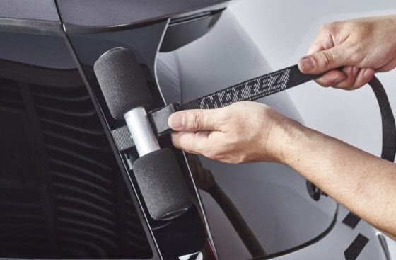 Porte-vélos 2 vélos fixation hayon Mottez SHIVA 2 élec