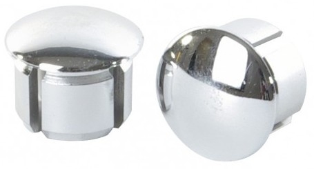 PR EMBOUTS DE GUIDON CHROME