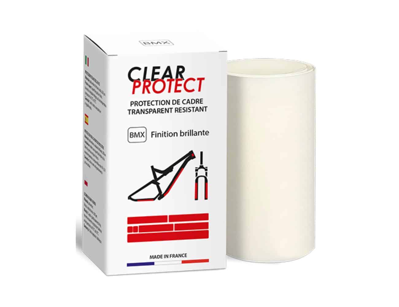 Protection de cadre Clearprotect BMX brillante