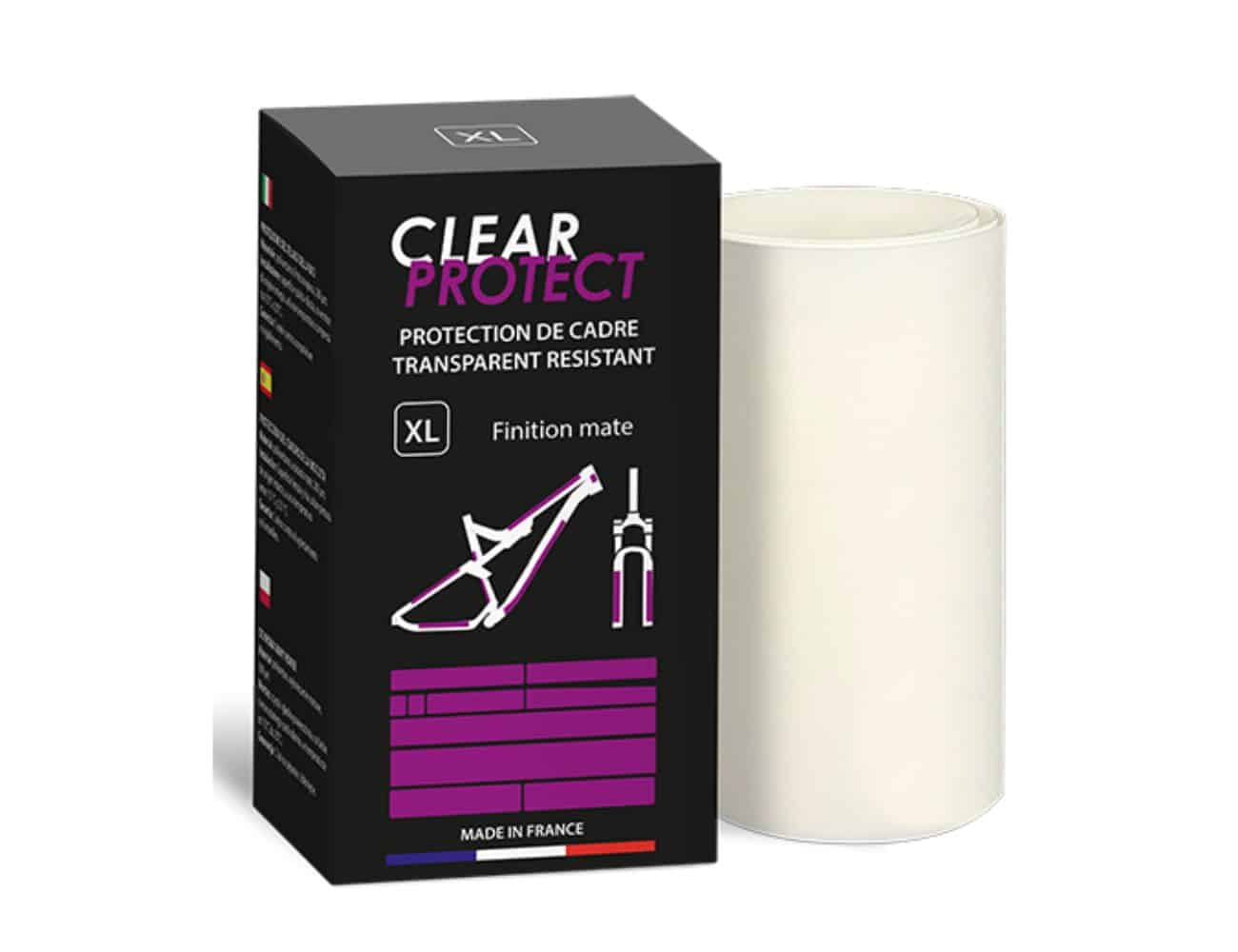 Protection de cadre Clearprotect XL transparente mate