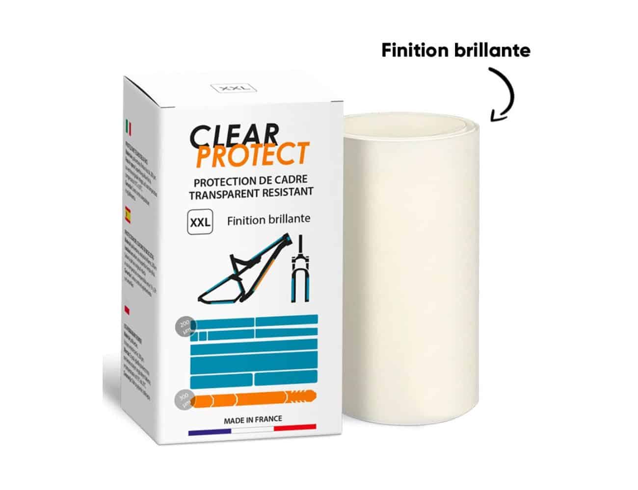 Protection de cadre Clearprotect XXL transparente brillante