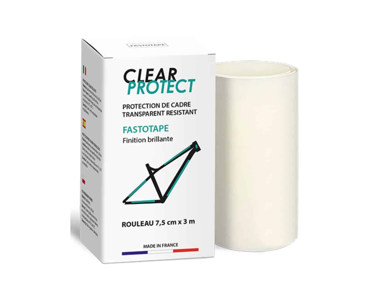 Film de protection de cadre Clearprotect Fastotape 3 m × 7,5 cm brillant