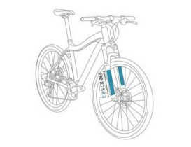 Protection de fourche Clearprotect transparente brillante