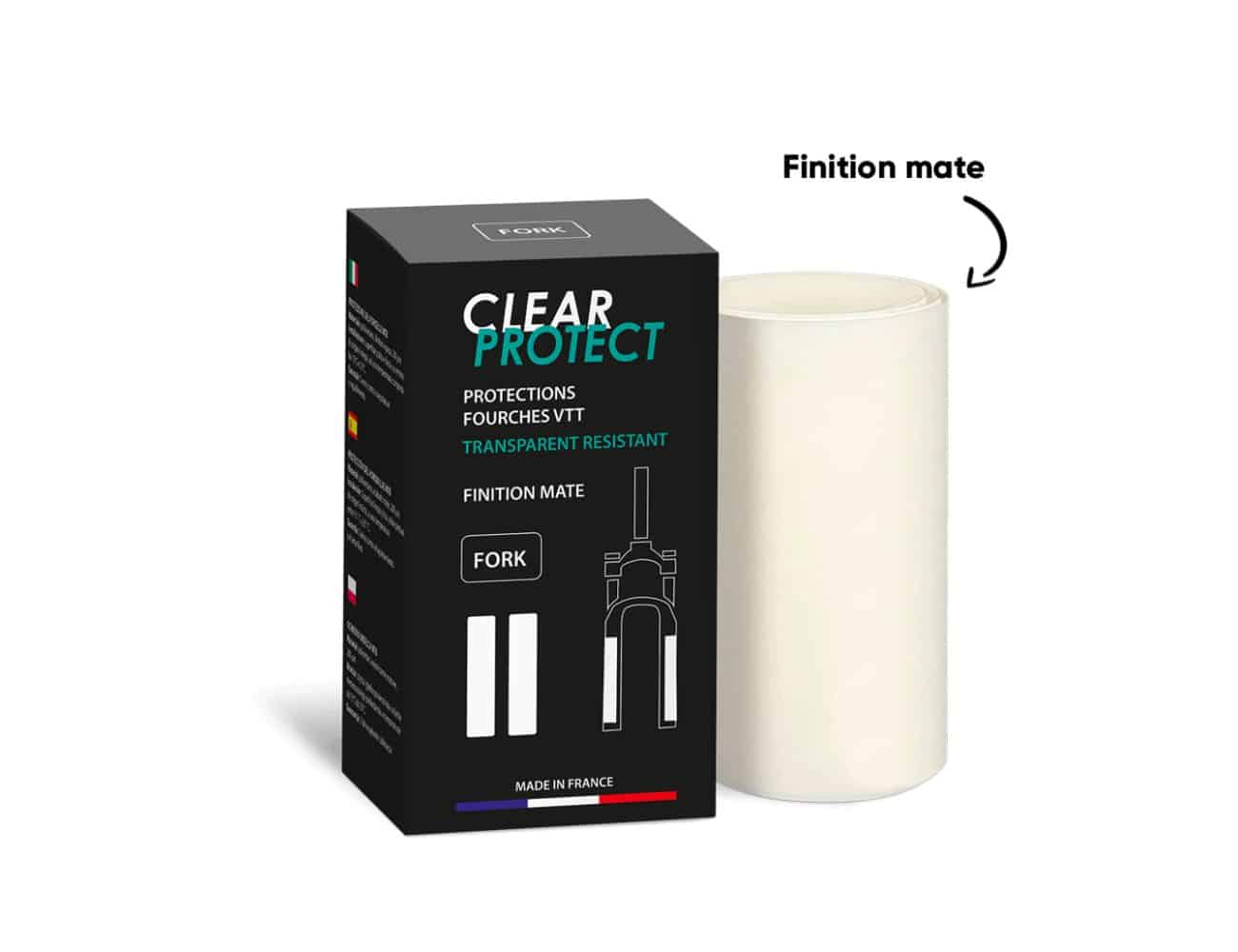 Protection de fourche Clearprotect mate