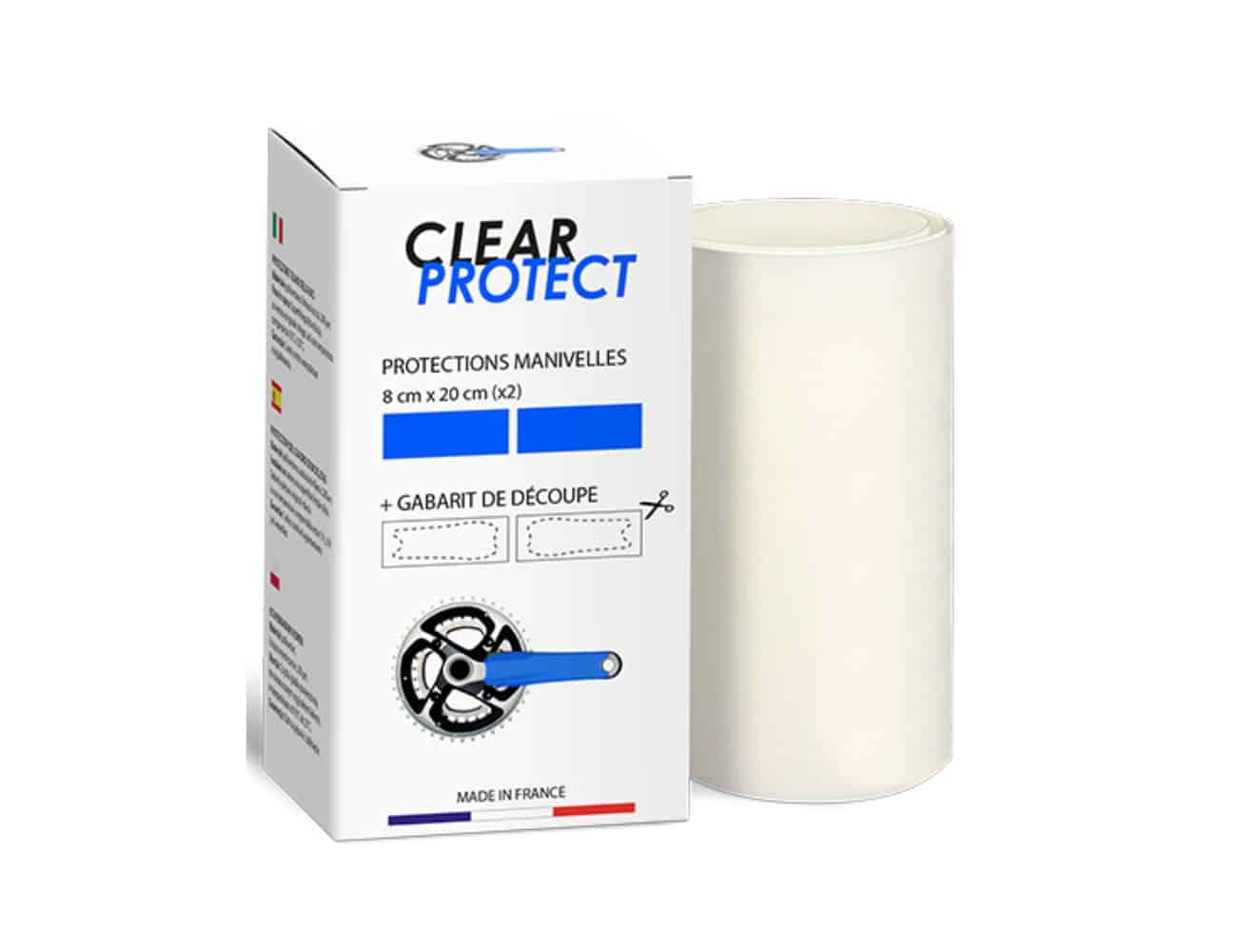 Protection de manivelles Clearprotect brillante