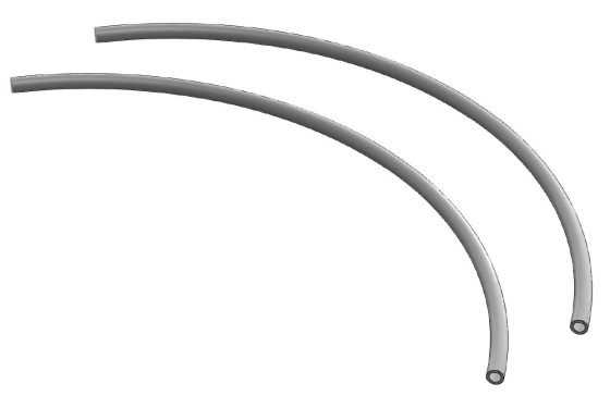 2 Raccords 10Cm Pour Seringue