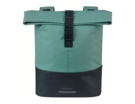 Sacoche arrière double Basil Cove Noir/Vert – 2 x 16 L