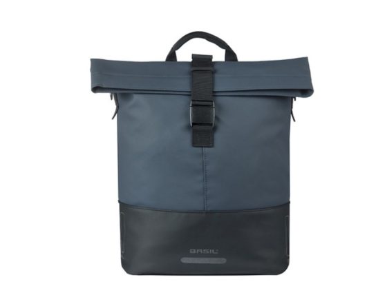 Sacoche arrière vélo de ville Basil Cove Shopper Noir/Marine - 14-16L
